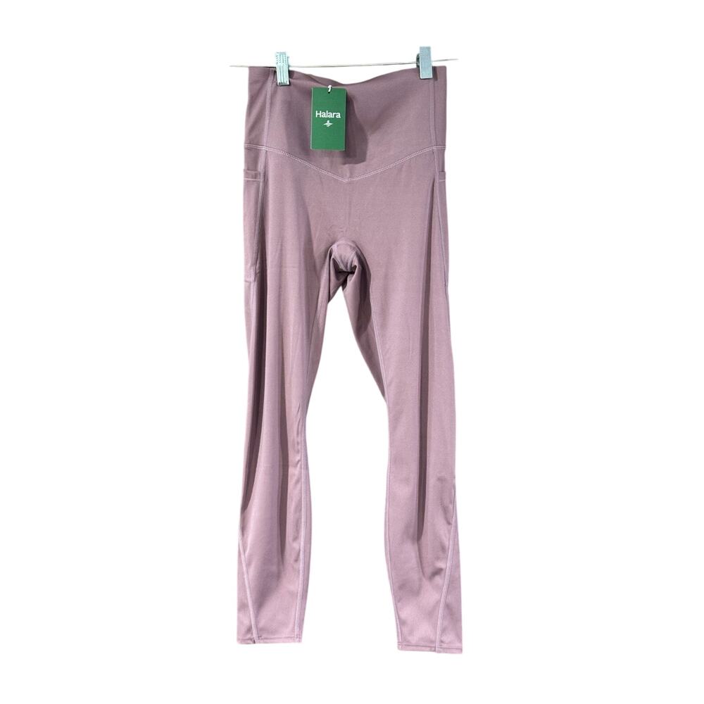 Halara high waist tummy control mauve pocket 7/8 shaping NWT legging women Small - Picture 1 of 5